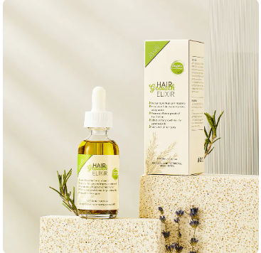 Herbal Hair Growth Oil with Rosemary Repair Essence
