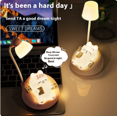 Sleeping Cute Cat Night Lamp