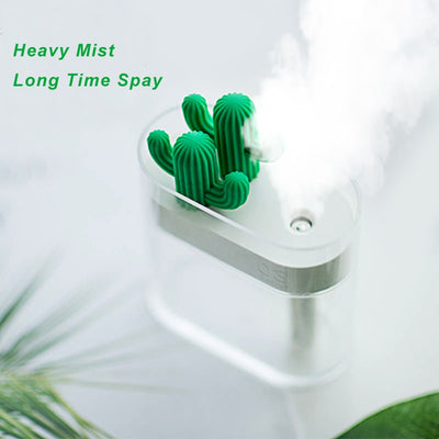 160ML Transparent Cactus Acrylic Humidifier